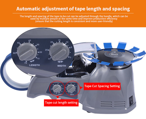 Büro-Schuldrehscheiben-Band-Zufuhr Mini Adhesive Tape Cutter