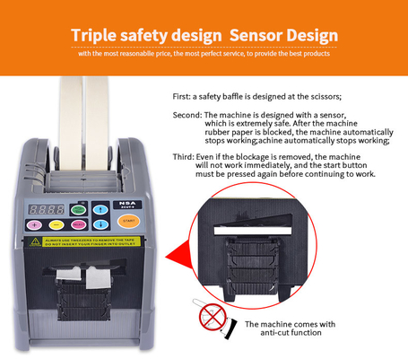 Kleine automatische Band-Schneidemaschine 1.67kg NSA mit optischem Sensor